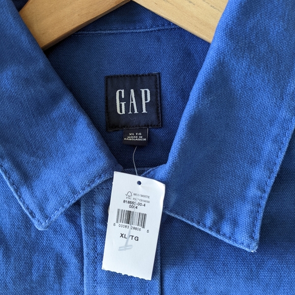 Gap Mens Chore Jacket Primary Blue Large and XL - Picture 7 of 7